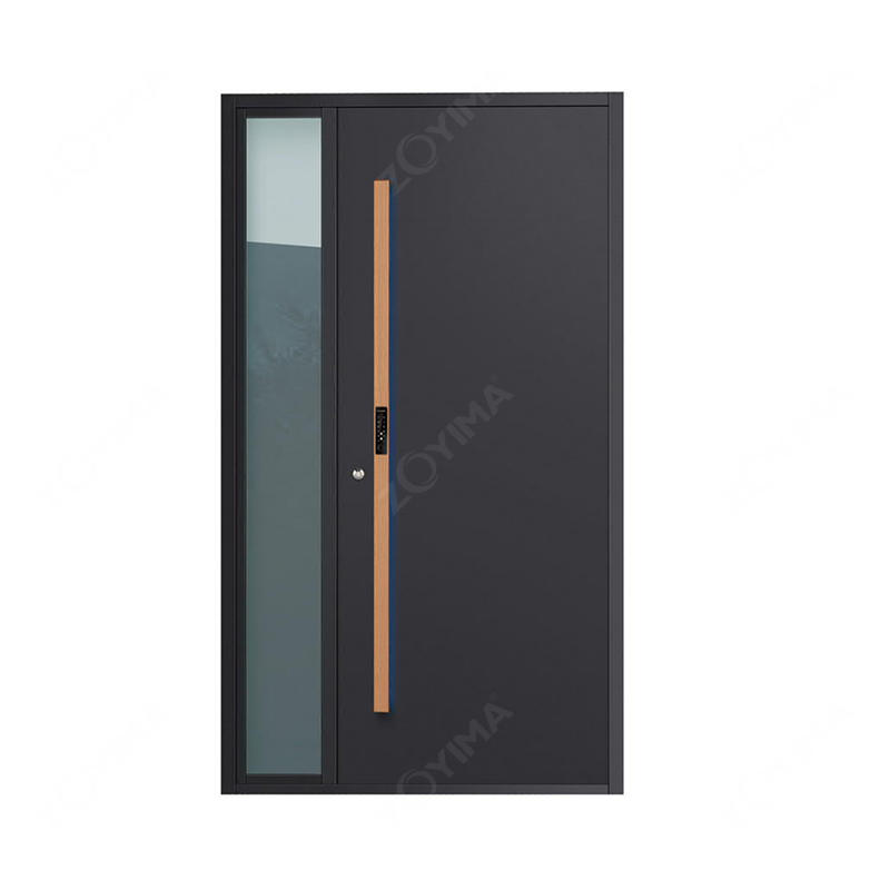 ZYM-P613 أبواب مفردة من الحديد المطاوع عالية الجودة ذات علامة تجارية خاصة